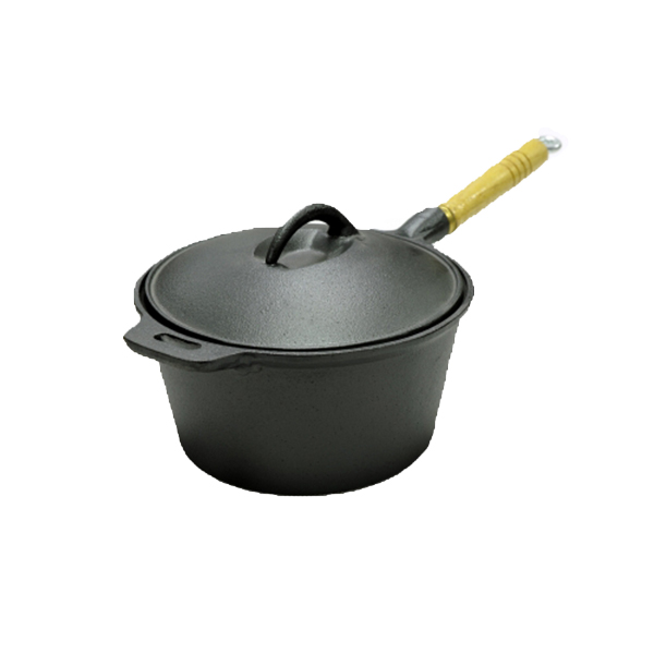 Cheap price China 3qt Ultimate Enameled 2-in-1 Cast Iron Combo Cooker Saucepan