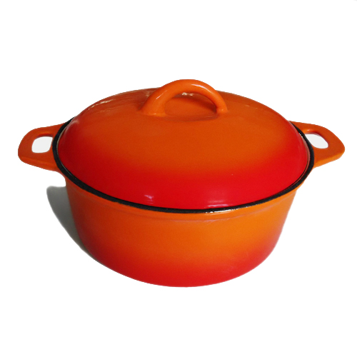 Cheapest Price China Ds-Esp01 New Enamel Soup Pot with Double Ears Cast Iron Stockpot