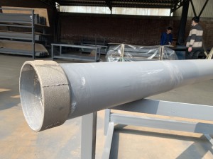 Tubi Ferrei Fusi Socketati pro Systemate Tuborum Aquae Pluvialis