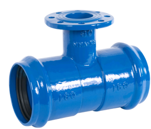 PVC Double socket Tee with Flanged branch