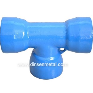 Chinese wholesale China Customized Sand Casting Anti Rust Ductile Iron Pipe Fittings Grooved Fittings Municipal Pipe Equal Cross