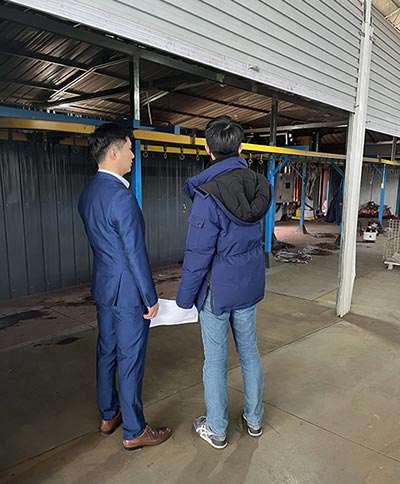 A Well-Known Public Company  Visit and Audit on Our Cast Iron Pipe Factory