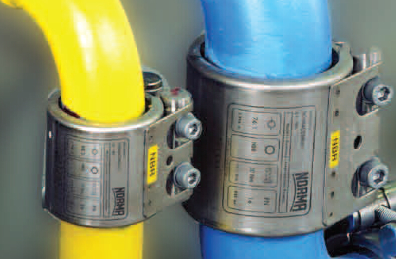 Pipe connection / Pipe joint and repair clamp