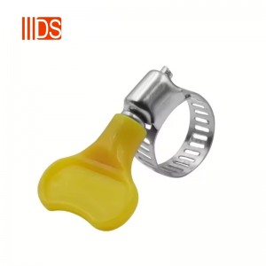DINSEN Hose Clamp Pipe Ho Kena ka Plastic / Metal Butterfly e Fetohang