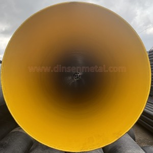 6 ductile iron pipe PU coating