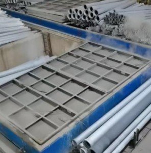 Cement curing DI pipe