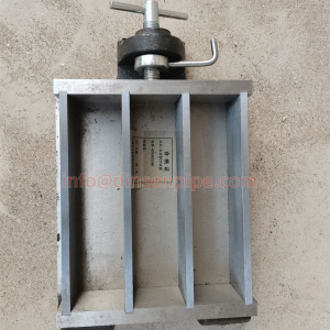 Cement mortar mold groove