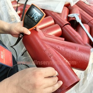 EN877 2021 Cast Iron Fitting Single Branch DN100 45°