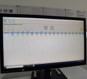 EN545 pipe Chemical composition