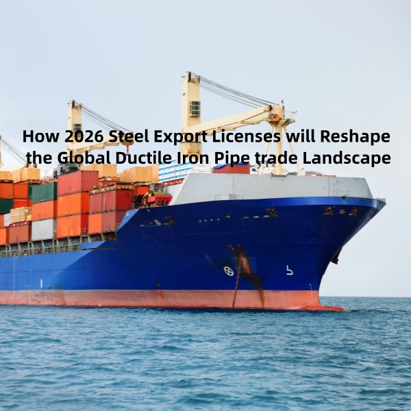 How 2026 Steel Export Licenses will Reshape the Global Ductile Iron Pipe trade Landscape