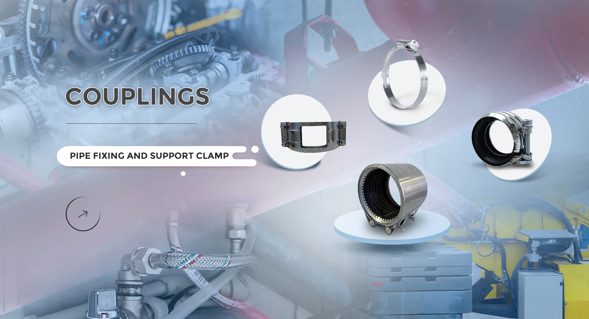 Coupling for pipe connector