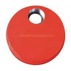 Grooved cap with hole