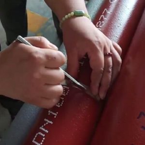 outer coating Adhesion Testing sample