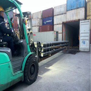 shipment ductile iron pipes